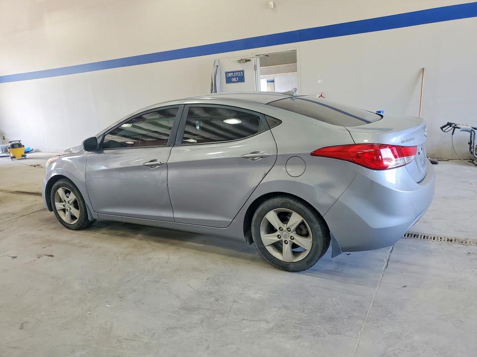 2013 Hyundai Elantra VIN KMHDH4AE4DU973551 COPART salvage auction — FRONT END, VA - CERTIFICATE OF TITLE, sold $1,150 on 2026-07-02 (photo 2)