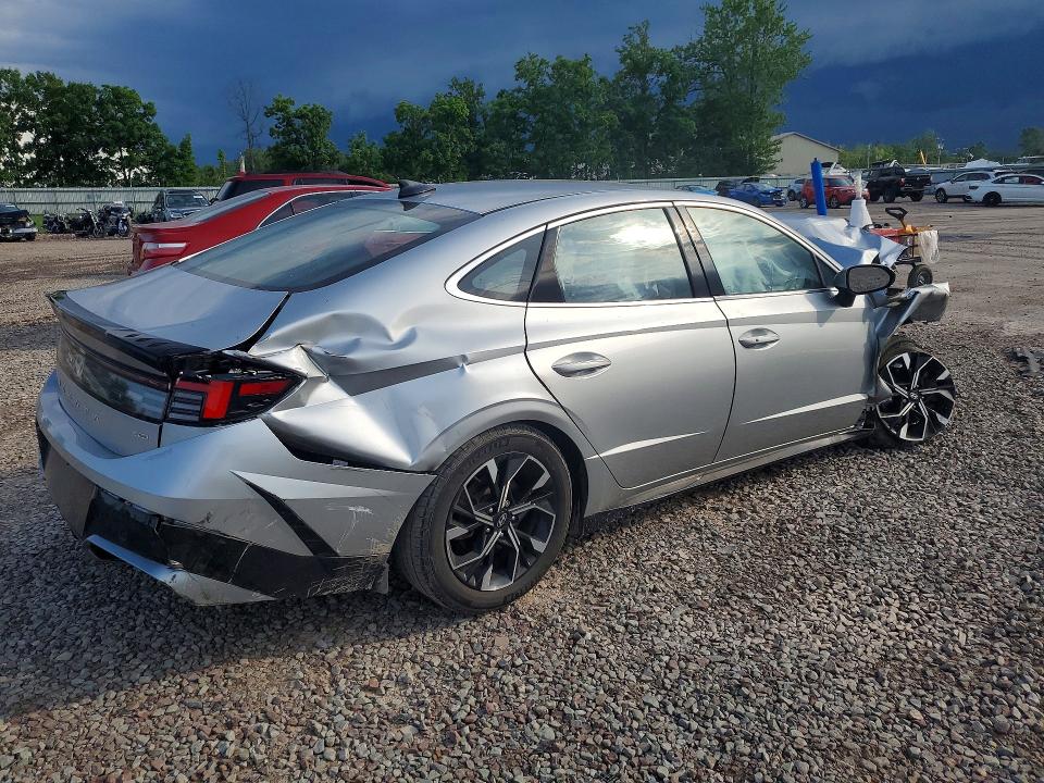 2024 Hyundai VIN KMHL64JA5RA418857 COPART salvage auction — FRONT END, Ny - Mv-907A Salvage Certificate, sold $900 on 2026-07-20 (photo 3)