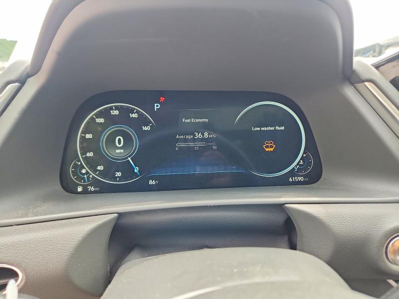 2022 Hyundai Sonata VIN KMHL14JA4NA226371 COPART salvage auction — FRONT END, Pa - Certificate Of Salvage, sold $7,600 on 2026-07-16 (photo 9)