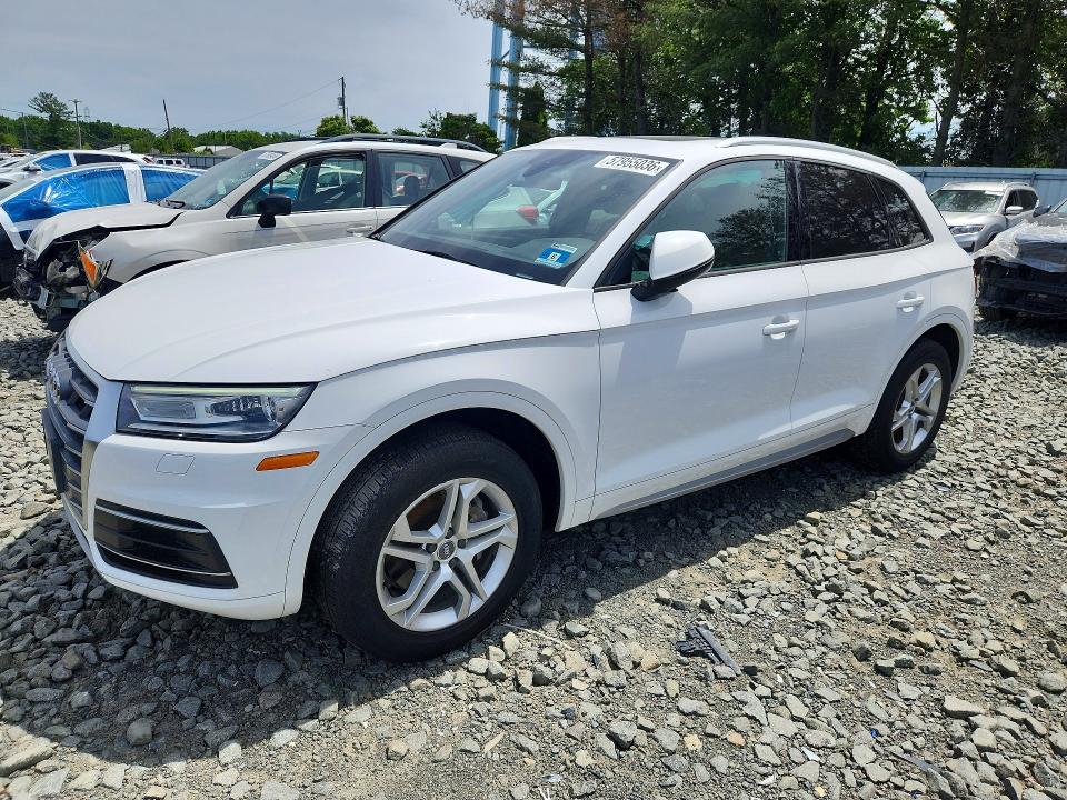 2018 Audi Q5 VIN WA1ANAFY0J2173865 COPART salvage auction — SIDE, Nj - Cert Of Title-Salvage, sold $7,900 on 2026-07-27 (photo 1)