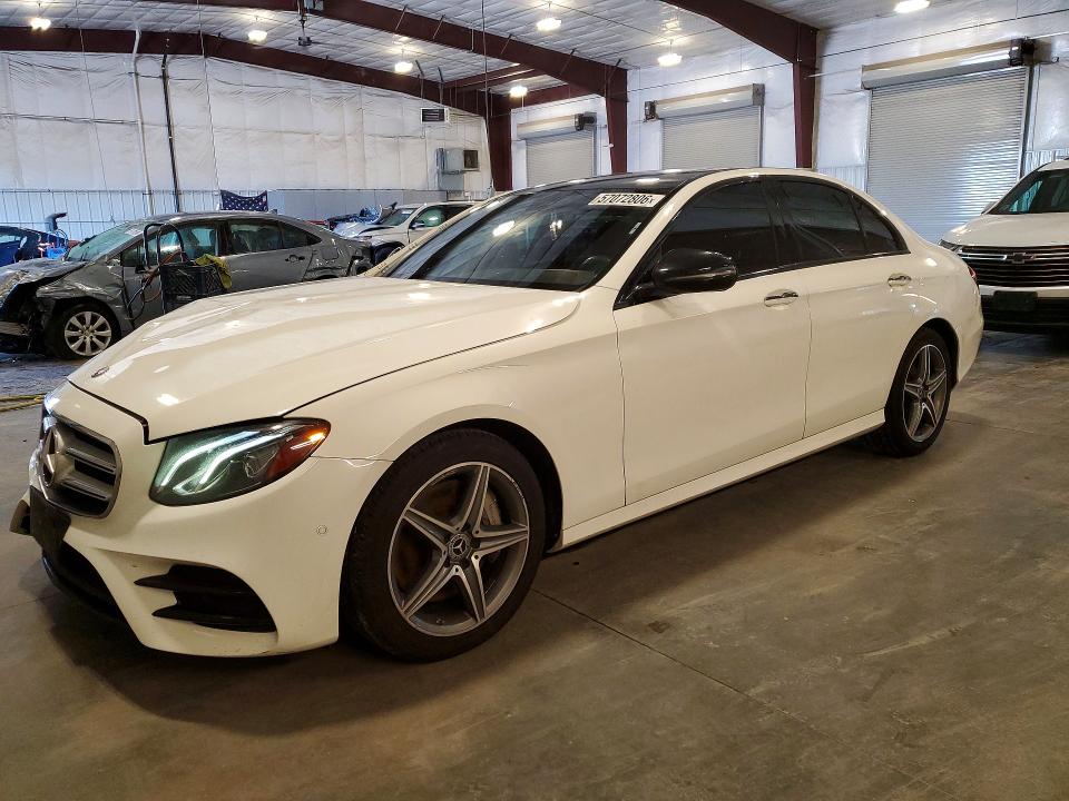 2018 Mercedes-benz E-klasse VIN WDDZF4KB1JA381693 COPART salvage auction — FRONT END, Mn - Cert Of Title-Salvage, sold $5,200 on 2026-07-13 (photo 1)