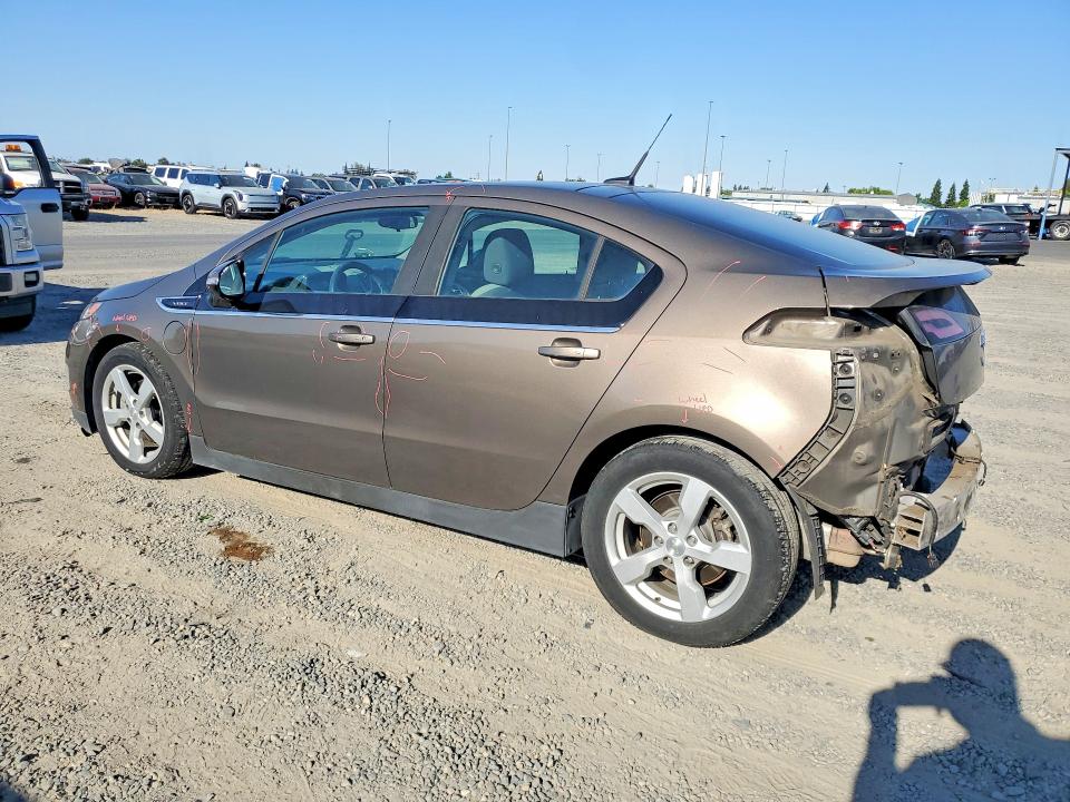2014 Chevrolet Volt VIN 1G1RE6E46EU172677 COPART salvage auction — REAR END, Ca - Salvage Certificate, sold $1,250 on 2026-07-09 (photo 2)