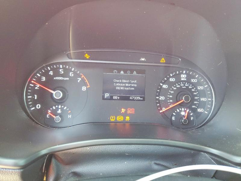 2022 Kia Soul VIN KNDJ23AU0N7186350 COPART salvage auction — FRONT END, Ca - Salvage Certificate, sold $2,750 on 2026-07-28 (photo 9)