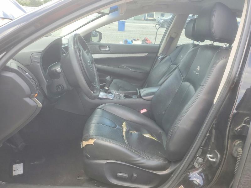 2012 Infiniti G VIN JN1CV6AR6CM676273 COPART salvage auction — SIDE, NC - SALVAGE CERTIFICATE OF TITLE, sold $225 on 2026-07-27 (photo 7)