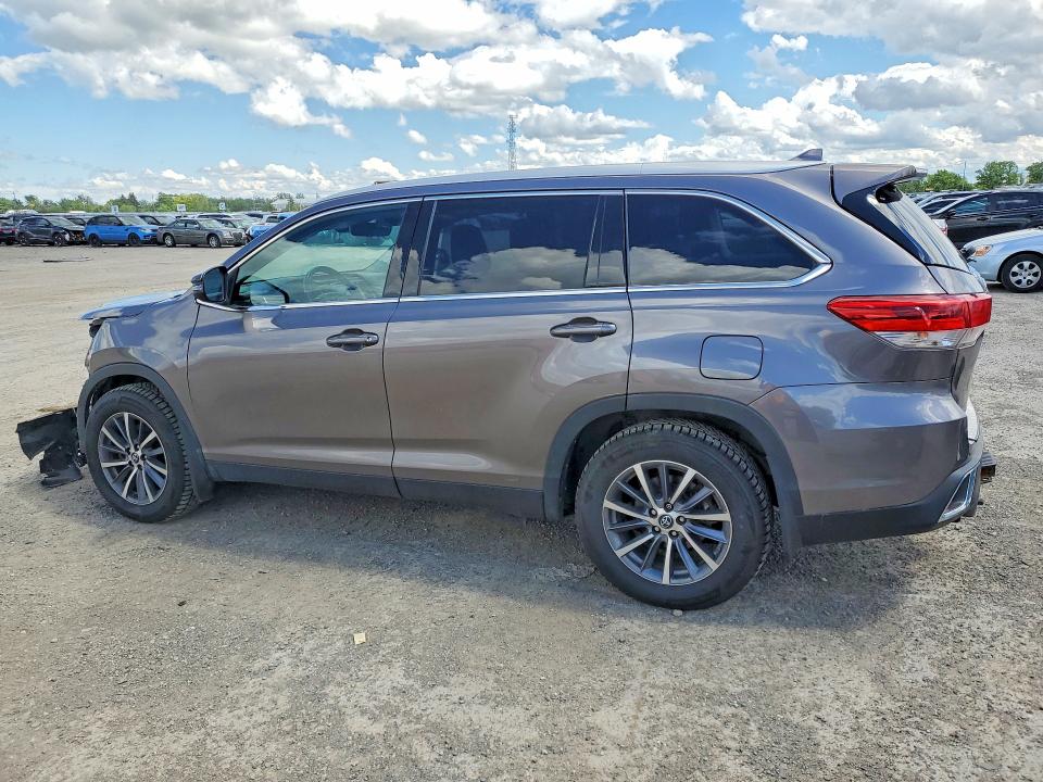 2019 Toyota Highlander VIN 5TDJZRFH7KS592721 COPART salvage auction — FRONT END, On - Permit Salvage, sold $6,200 on 2026-07-16 (photo 2)