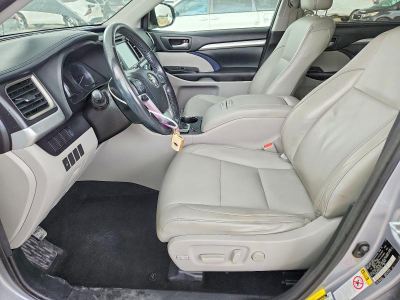 2016 Toyota Highlander VIN 5TDKKRFH5GS507035 COPART salvage auction — FRONT END, Tx - Certificate Of Title, sold $200 on 2026-07-30 (photo 7)