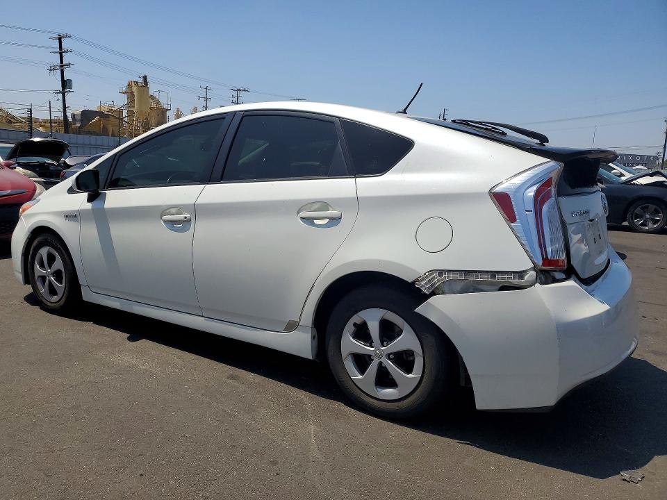 2015 Toyota Prius VIN JTDKN3DUXF0417241 COPART salvage auction — REAR END, Ca - Salvage Certificate, sold $4,200 on 2026-07-06 (photo 2)