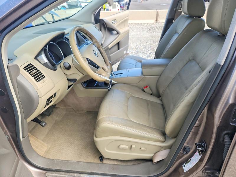 2012 Nissan Murano VIN JN8AZ1MW3CW205171 COPART salvage auction — FRONT END, CO - PUBLIC - SALVAGE TITLE (P), sold $1,550 on 2026-07-02 (photo 7)