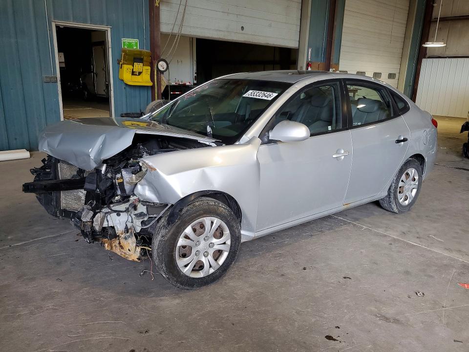 2010 Hyundai Elantra VIN KMHDU4AD5AU078875 COPART salvage auction — FRONT END, Il - Salvage Certificate, sold $375 on 2026-07-15 (photo 1)