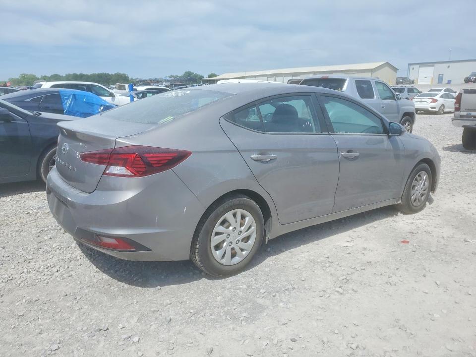 2020 Hyundai Elantra VIN KMHD74LF8LU902229 COPART salvage auction — SIDE, Tn - Salvage Certificate, sold $1,800 on 2026-07-02 (photo 3)