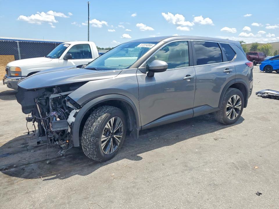 2023 Nissan Rogue VIN JN8BT3BB7PW195879 COPART salvage auction — FRONT END, Fl - Cert Of Title Slvg Rebuildable, sold $4,600 on 2026-07-09 (photo 1)