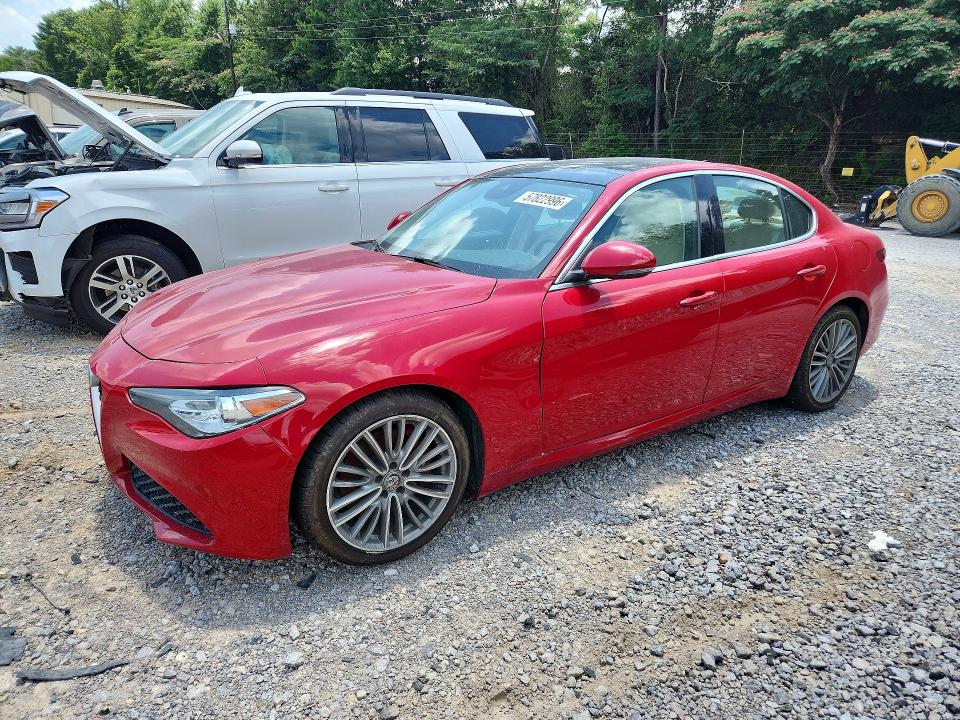 2017 Alfa romeo Giulia VIN ZARFAECN8H7549319 COPART salvage auction — MECHANICAL, Al - Certificate Of Title, sold $3,500 on 2026-07-28 (photo 1)
