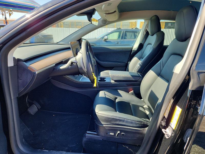 2022 Tesla Model y VIN 7SAYGDEE1NF425670 COPART salvage auction — FRONT END, Ca - Salvage Certificate, sold $12,900 on 2026-07-31 (photo 7)