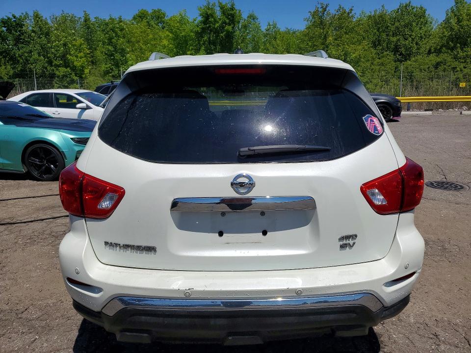 2017 Nissan Pathfinder VIN 5N1DR2MM0HC648489 COPART salvage auction — MINOR DENT/SCRATCHES, Mo - Certificate Of Title, sold $2,900 on 2026-07-09 (photo 6)