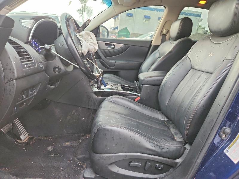 2012 Infiniti Fx VIN JN8AS1MW6CM151607 COPART salvage auction — FRONT END, NM - CERT OF TITLE-SALVAGE (P), sold $200 on 2026-07-27 (photo 7)