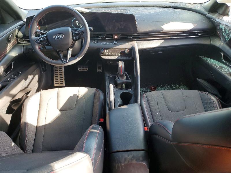 2023 Hyundai Elantra VIN KMHLR4AF6PU443765 COPART salvage auction — SIDE, CA - SALVAGE CERTIFICATE, sold $4,100 on 2026-07-28 (photo 8)