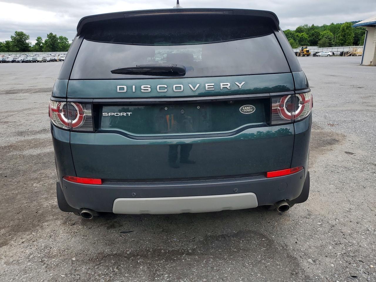 2016 Land Rover Discovery Sport VIN SALCR2BG2GH552886 COPART salvage auction — Normal Wear, PA - CERT OF TITLE, sold $2,050 on 2026-07-03 (photo 6)
