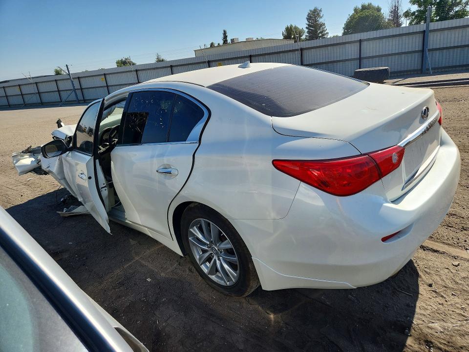 2017 Infiniti Q50 VIN JN1EV7APXHM740044 COPART salvage auction — FRONT END, Ca - Dis/Dlr/Exp Only Clean Title, sold $225 on 2026-07-24 (photo 2)