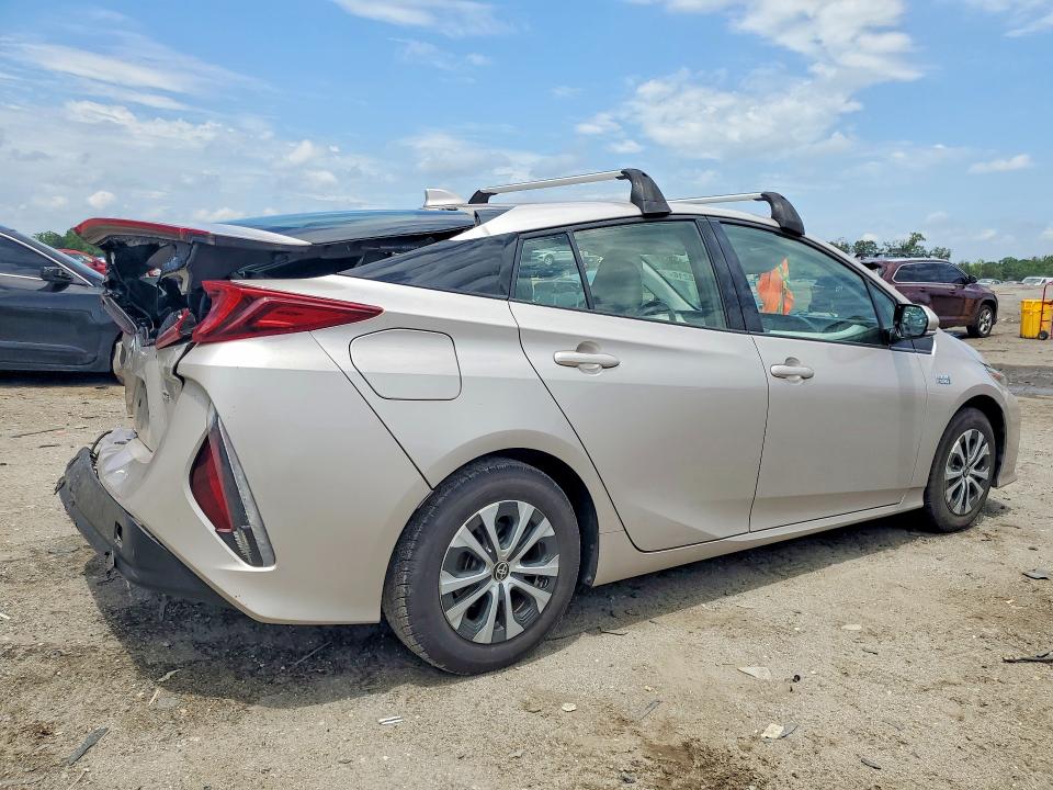 2020 Toyota Prius VIN JTDKARFP4L3124743 COPART salvage auction — REAR END, Va - Cert Of Title - Salvage, sold $4,750 on 2026-07-08 (photo 3)