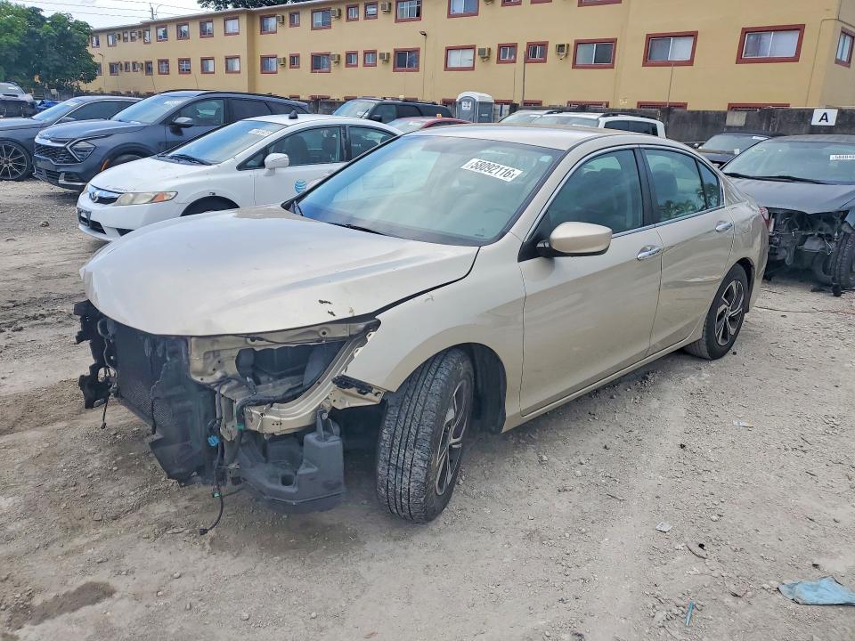 2016 Honda Accord VIN 1HGCR2F36GA123453 COPART salvage auction — FRONT END, Fl - Cert Of Title Slvg Rebuildable, sold $1,900 on 2026-07-02 (photo 1)