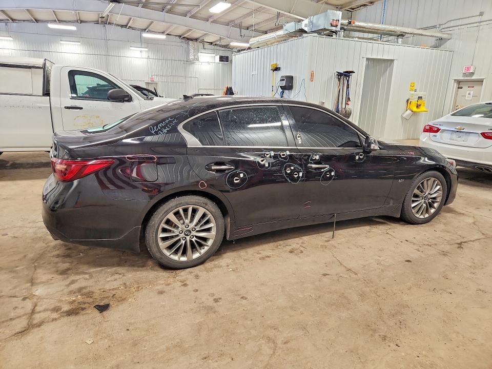 2019 Infiniti Q50 VIN JN1EV7AR6KM552968 COPART salvage auction — SIDE, Mn - Cert Of Title-Salvage, sold $350 on 2026-07-21 (photo 3)
