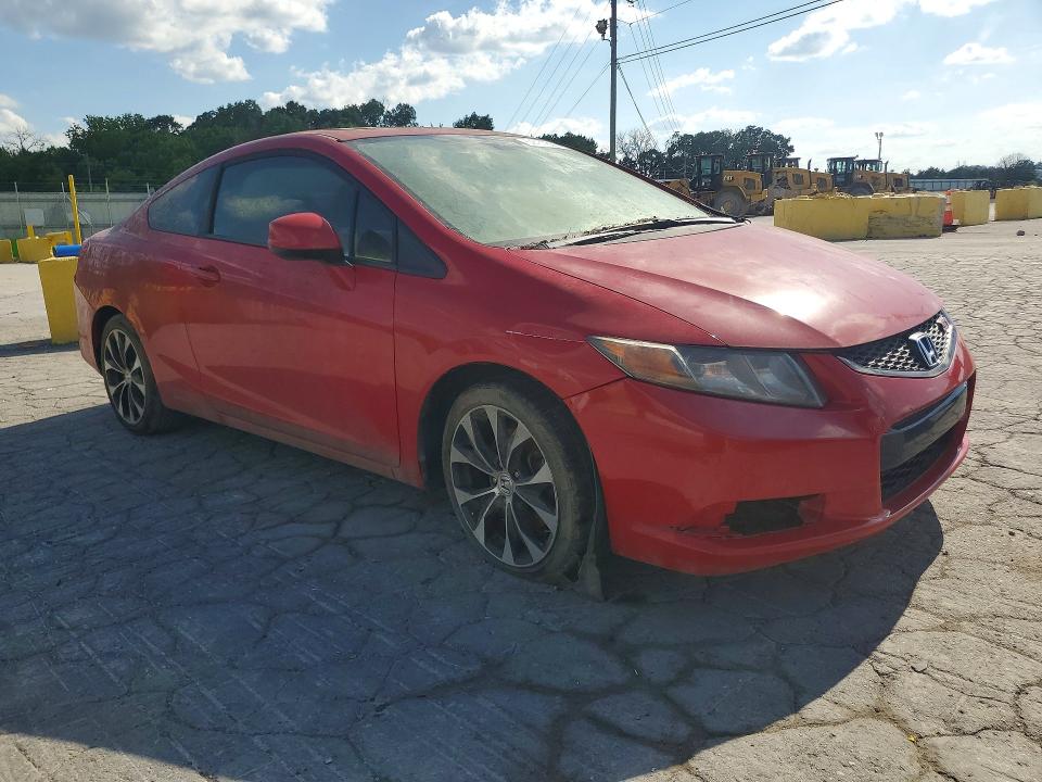 2012 Honda VIN 2HGFG4A50CH703414 COPART salvage auction — WATER/FLOOD, Ky - Cert Of Title-Rebuilt Vehicle, sold $600 on 2026-07-29 (photo 4)