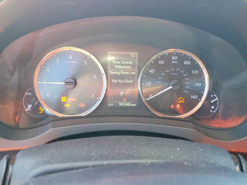 2018 Lexus Is VIN JTHBA1D22J5078905 COPART salvage auction — FRONT END, FL - CERT OF TITLE SLVG REBUILDABLE, sold $6,600 on 2026-07-22 (photo 9)