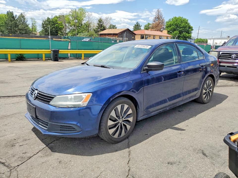 2014 Volkswagen Jetta VIN 3VW2K7AJ8EM398577 COPART salvage auction — HAIL, Co - Certificate Of Title, sold $1,750 on 2026-07-02 (photo 1)