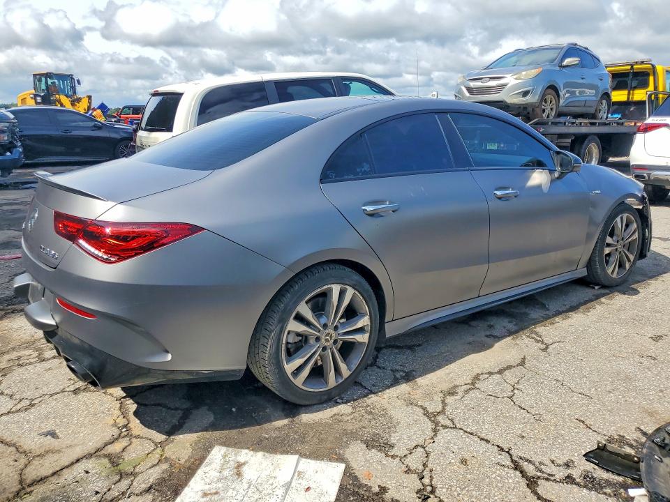2020 Mercedes-benz Cla-klasse amg VIN W1K5J5BB5LN116791 COPART salvage auction — FRONT END, Ga - Rebuilt With Theft History, sold $11,300 on 2026-08-11 (photo 3)