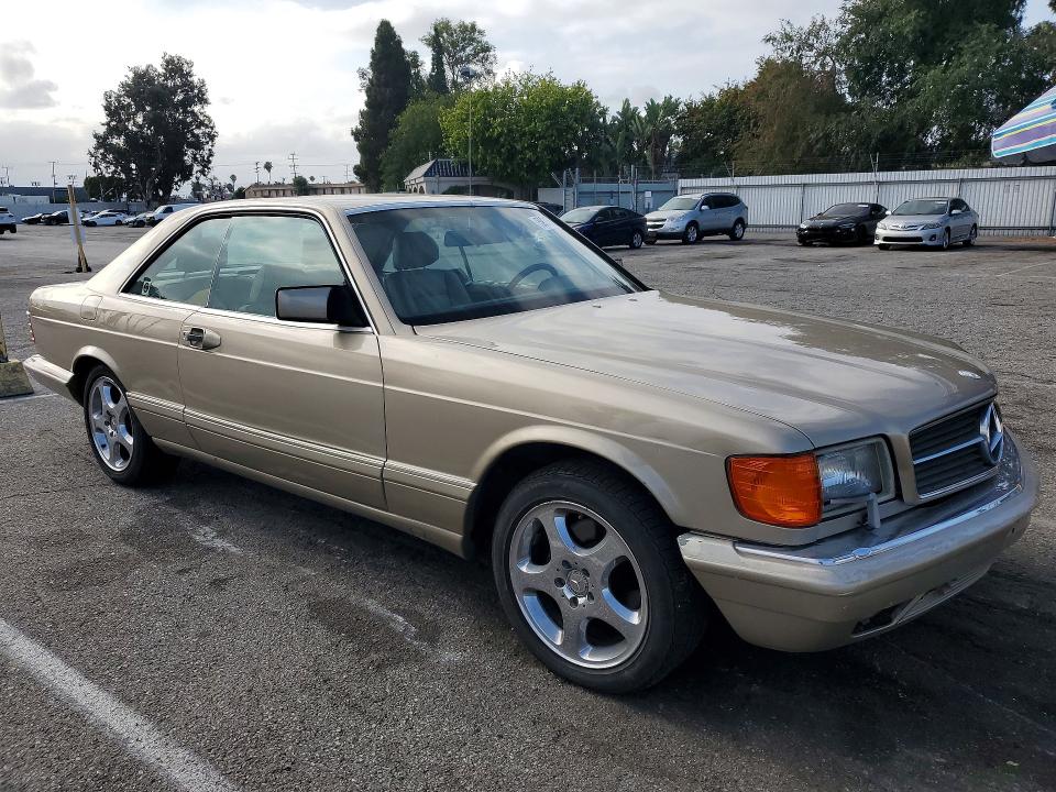 1991 Mercedes-benz 560 VIN WDBCA45E0MA594478 COPART salvage auction — MINOR DENT/SCRATCHES, CA - DIS/DLR/EXP ONLY CLEAN TITLE, sold $2,400 on 2026-07-24 (photo 4)