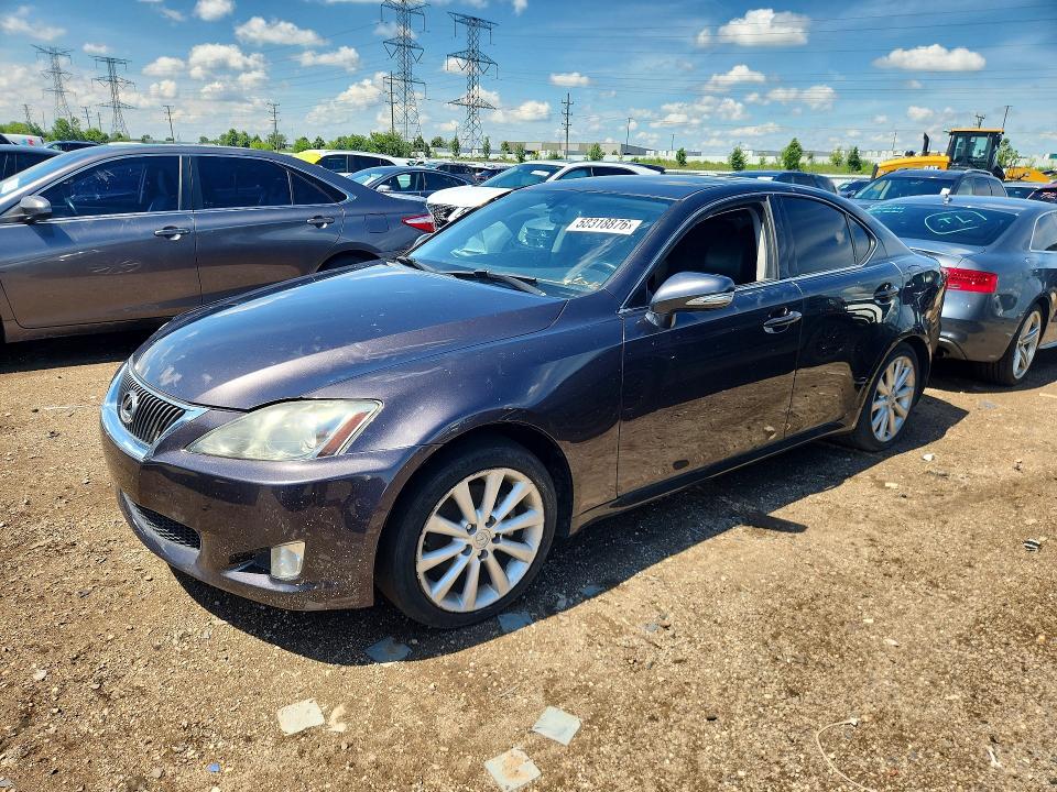 2009 Lexus Is 250 VIN JTHCK262795029926 COPART salvage auction — MINOR DENT/SCRATCHES, Il - Certificate Of Title, sold $525 on 2026-07-07 (photo 1)