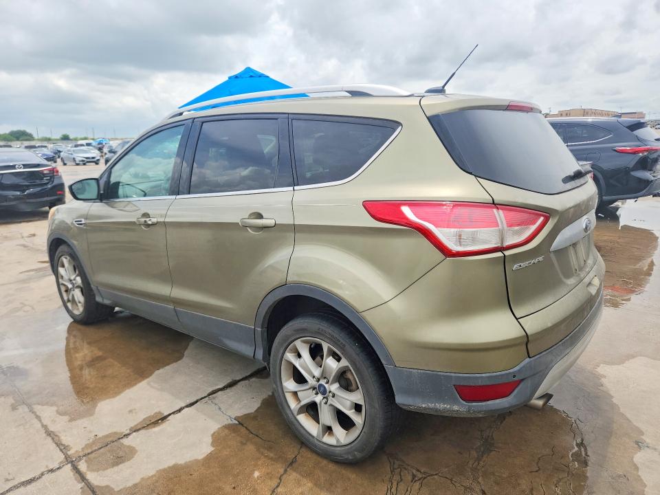 2014 Ford Escape VIN 1FMCU0JX1EUB34105 COPART salvage auction — MECHANICAL, Tx - Certificate Of Title, sold $850 on 2026-07-09 (photo 2)