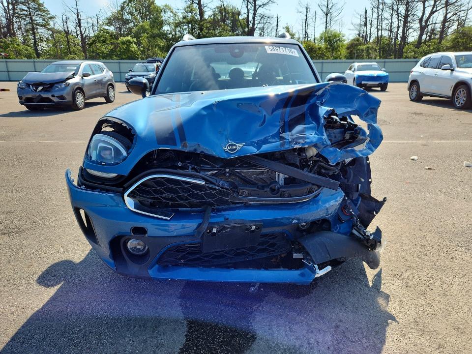 2022 Mini Cooper VIN WMZ83BR04N3N99399 COPART salvage auction — FRONT END, Ny - Mv-907A Salvage Certificate, sold $3,250 on 2026-07-20 (photo 5)