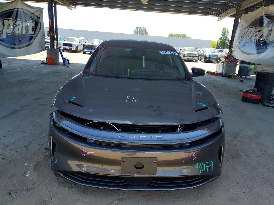 2025 Lucid VIN 50EA1PGA1SA001076 COPART salvage auction — FRONT END, CA - SALVAGE CERTIFICATE, sold $4,100 on 2026-07-30 (photo 5)