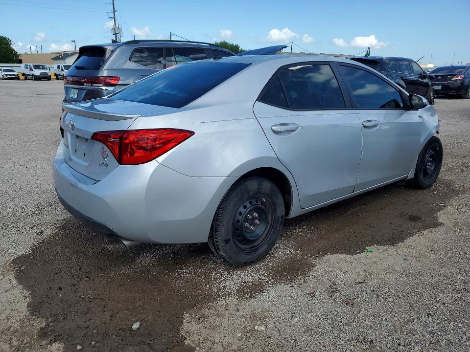2018 Toyota Corolla VIN 5YFBURHE1JP749270 COPART salvage auction — FRONT END, TX - CERTIFICATE OF TITLE, sold $2,550 on 2026-07-28 (photo 3)