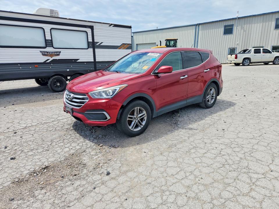 2018 Hyundai VIN 5XYZT3LB4JG545255 COPART salvage auction — SIDE, Oh - Certificate Of Title, sold $1,350 on 2026-07-27 (photo 1)