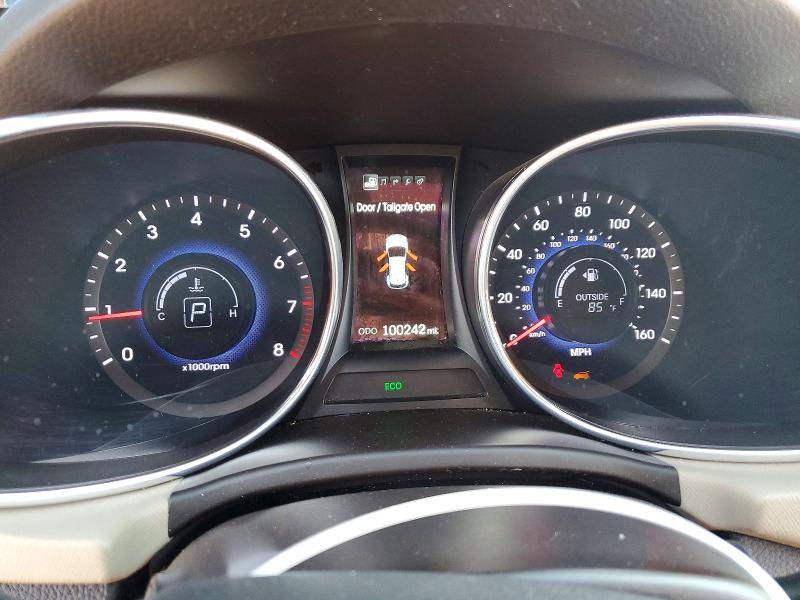 2014 Hyundai Santa fe VIN 5XYZUDLB6EG232474 COPART salvage auction — SIDE, CT - CERTIFICATE OF TITLE, sold $1,850 on 2026-07-16 (photo 9)