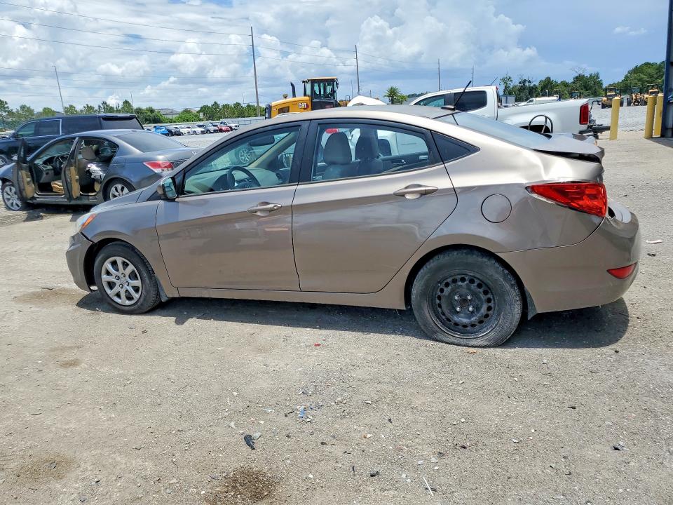 2013 Hyundai Accent VIN KMHCT4AE4DU417640 COPART salvage auction — REAR END, FL - CERT OF TITLE SLVG REBUILDABLE, sold $400 on 2026-07-24 (photo 2)