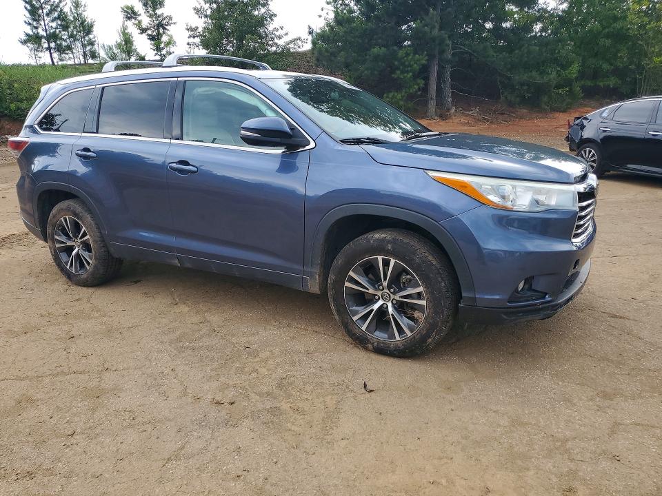 2016 Toyota Highlander VIN 5TDKKRFH7GS504993 COPART salvage auction — UNDERCARRIAGE, Sc - Cert Of Title-Salvage, sold $3,200 on 2026-07-31 (photo 4)