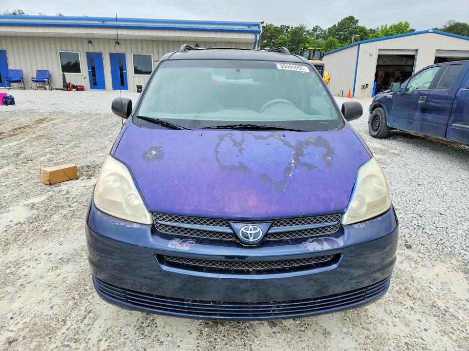 2004 Toyota Sienna VIN 5TDZA23CX4S146253 COPART salvage auction — FRONT END, Ga - Cert Of Title-Salvage, sold $575 on 2026-07-02 (photo 5)