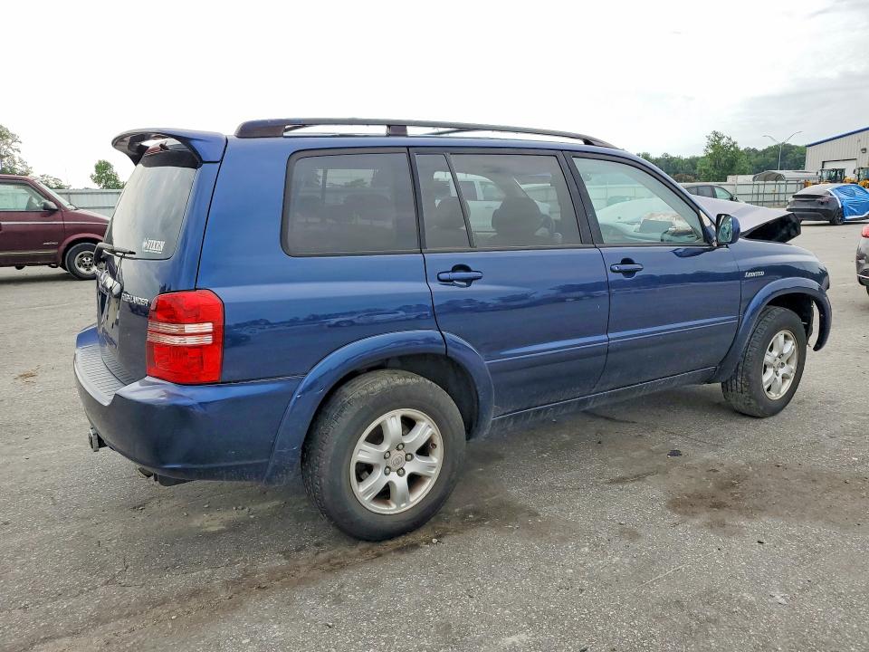 2003 Toyota Highlander VIN JTEHF21A530154126 COPART salvage auction — FRONT END, Nc - Salvage Certificate Of Title, sold $400 on 2026-07-28 (photo 3)