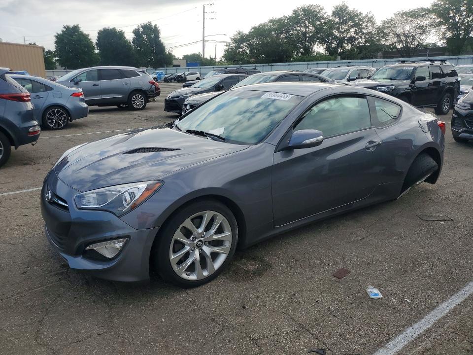 2015 Hyundai Genesis VIN KMHHT6KJ5FU129934 COPART salvage auction — SIDE, Oh - Cert Of Title-Salvage, sold $2,350 on 2026-07-15 (photo 1)