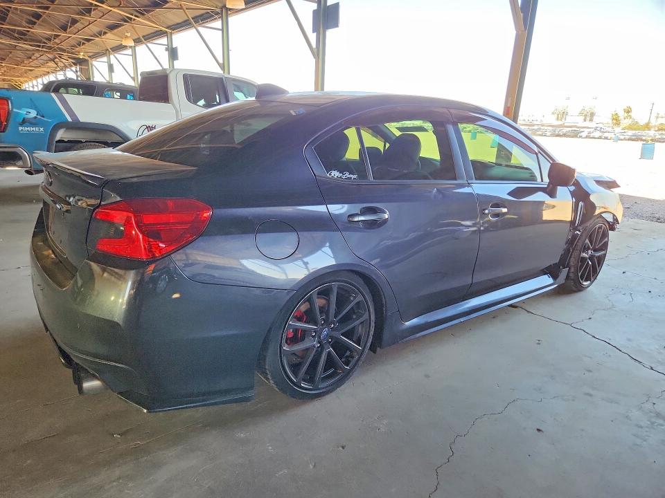 2018 Subaru Wrx VIN JF1VA1B66J9800542 COPART salvage auction — FRONT END, Az - Certificate Of Title, sold $950 on 2026-07-20 (photo 3)
