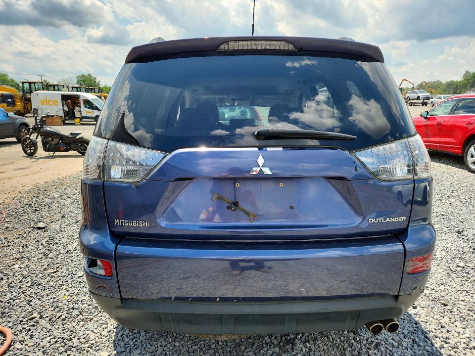2007 Mitsubishi Outlander VIN JA4MT31X57U014799 COPART salvage auction — FRONT END, NJ - CERT OF TITLE-SALVAGE, sold $350 on 2026-07-24 (photo 6)