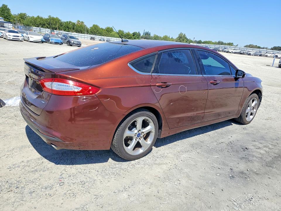 2015 Ford Fusion VIN 3FA6P0H70FR146985 COPART salvage auction — FRONT END, Ca - Salvage Certificate, sold $600 on 2026-07-09 (photo 3)