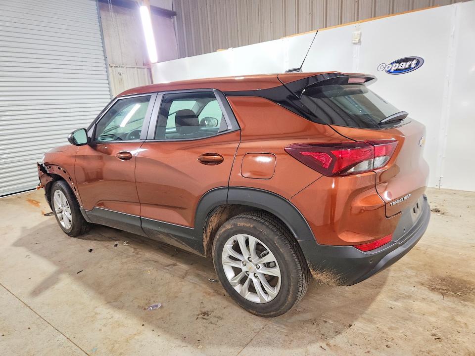 2021 Chevrolet Trailblazer VIN KL79MMS23MB110999 COPART salvage auction — FRONT END, Tx - Certificate Of Title, sold $2,850 on 2026-07-13 (photo 2)