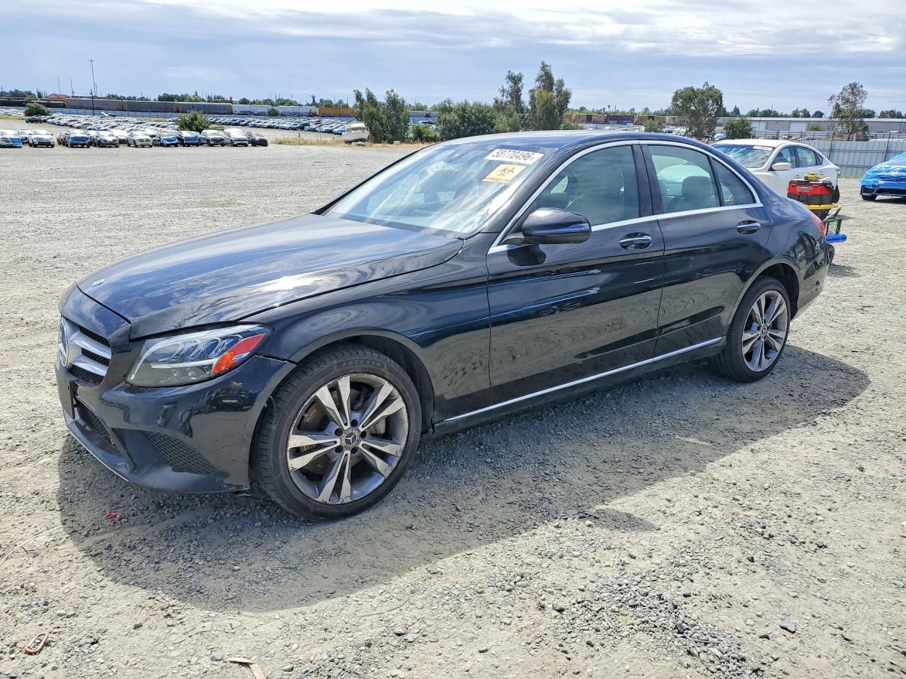 2020 Mercedes-Benz C-Class VIN 55SWF8EB8LU325887 — COPART salvage auction photo