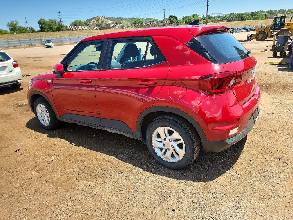 2022 Hyundai Venue VIN KMHRB8A32NU169067 COPART salvage auction — HAIL, Co - Certificate Of Title, sold $6,700 on 2026-07-27 (photo 2)