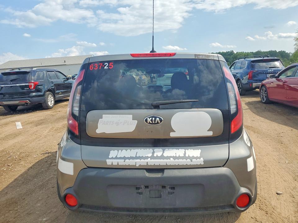 2015 Kia Soul VIN KNDJN2A23F7129030 COPART salvage auction — FRONT END, OH - CERT OF TITLE-SALVAGE, sold $400 on 2026-07-02 (photo 6)
