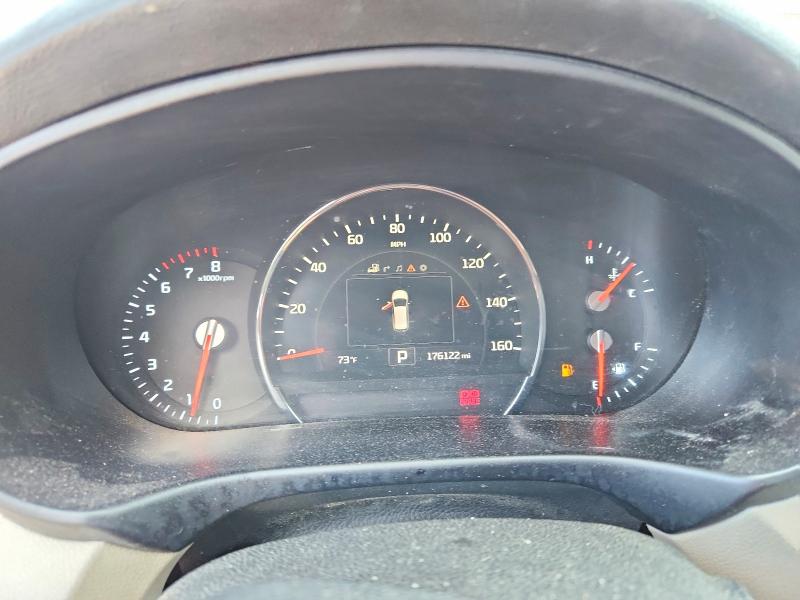 2016 Kia Sorento VIN 5XYPH4A53GG175176 COPART salvage auction — FRONT END, Ga - Certificate Of Title (P), sold $2,350 on 2026-07-09 (photo 9)